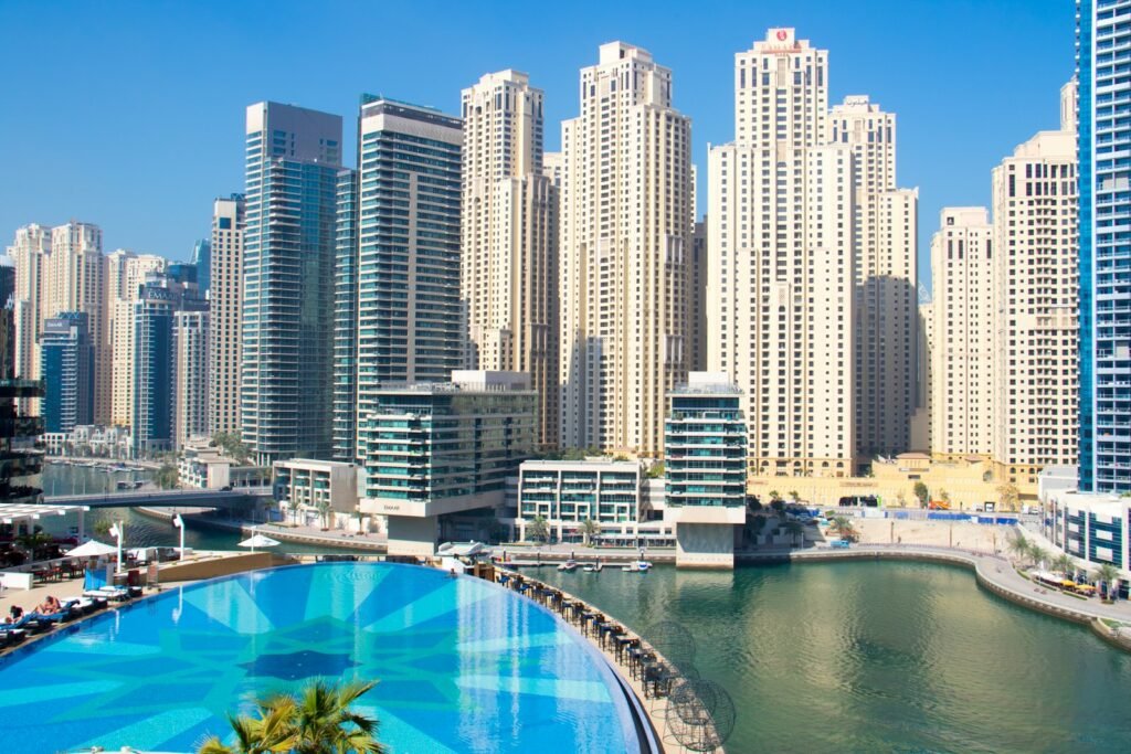 Dubai luxury property and skyline